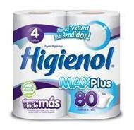 Pack X 6 Unid. Papel Higienico  Mplus 4x80 Mt Higienol 0