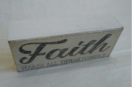 Quill to Paper White Distressed Wooden Decor With Phrase 7