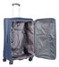 Large Reinforced Fabric Suitcase with 4 Swivel Wheels 360 Expandable Gusset 10