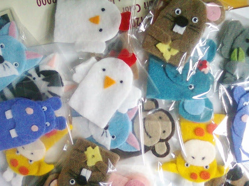 Genérica 50 Finger Puppets Animalitos - Promotion Garden Of Infants 1