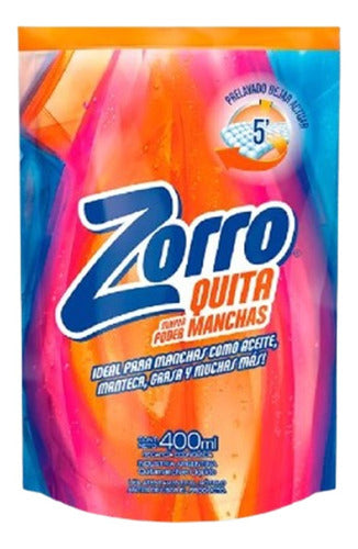 Zorro Stain Remover Liquid Pack 400ml x21 - DH Tienda 1