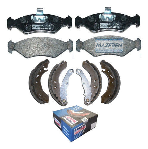 Mazfren - Frasle Brake Pad and Brake Shoe Kit for Ford Ka 1.6 Since 2010 1