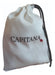 Personalized White Fabric Bags with Logo 15cm X 20cm 20 Units 0