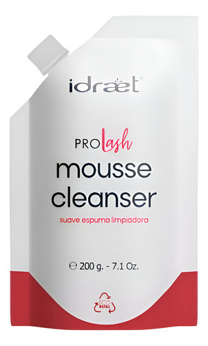 Mousse Cleanser Refill Pro Lash Espuma Limpieza 200gr Idraet 0