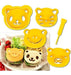 Cutezcute Animal Friends Cortador De Alimentos Deco Kit Y Se 1