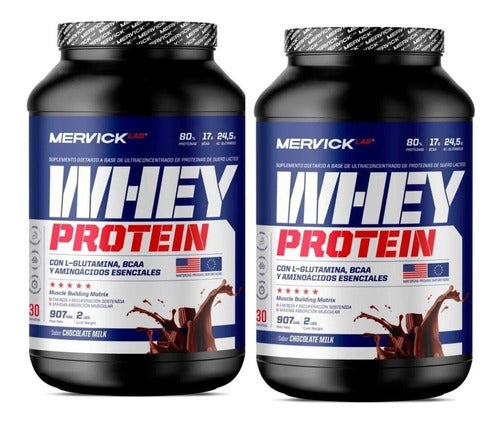 Whey Protein 2 Lb Mervick 2x1 Mervick Concentrated Protein 6