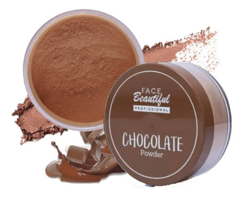 Po Facial Solto Chocolate Fb227 Face Beautiful 0