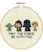 Dimensions Star Wars Family Aida Cream 15 cm Cross Stitch Kit 0