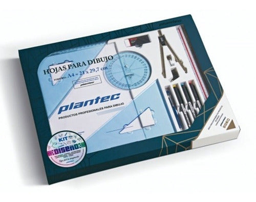 Plantec Kit Diseño Plantec Set De Dibujo Profesional 11 Piezas 0