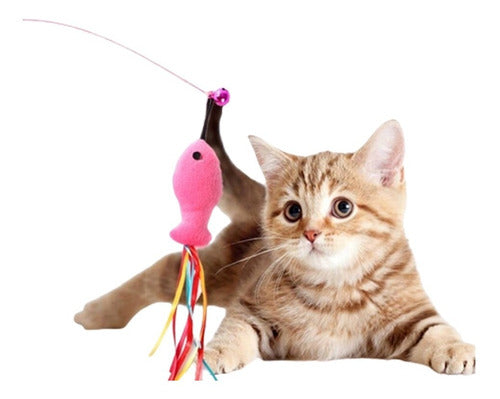 Interactive Cat Toy - Long Resistant Wire Wand for Encouraging Play 4