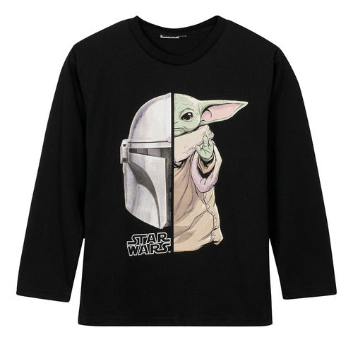 Star Wars Long Sleeve T-Shirt Yoda Original Size 6 to 16 Years 6