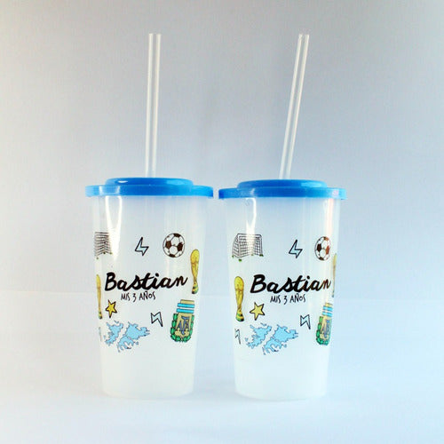 10 Personalized Transparent Souvenir Cups with Name 9