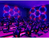 Luz Led Rgb Techo O Pared Panel Hexagonal Gym Club Barberia 2