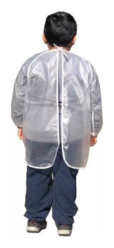 Pintorcito Waterproof Plastic Artist Smock Size 1 to 8 Years 5