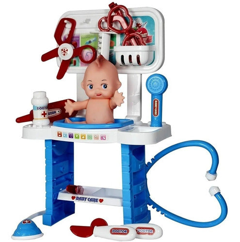 Juego De Doctor De Bebe Con Accesorios Juguete Infantil Niño 0