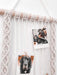 Macramé.sweethome Macramé Photo Wall Tapestry for Home Décor with Gift Clips! 2