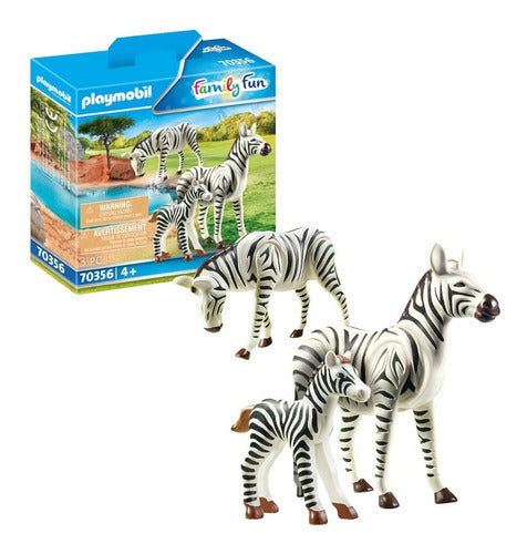 Playmobil Family Fun 70356 Zebras With Baby 3