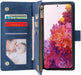 LBYZCASE Samsung Galaxy S20 FE Blue Leather Wallet Case 2