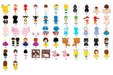 Pack 150 Plantllas Muñecos De Apego Personajes Kit Sublimar 5