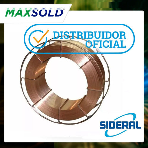 Sideral Alambre Mig-mag Soldar Cobreado 18kg 0.9m Y 1,2m 1