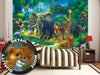 Vinilo Decorativo Pared [0ts9mpei] Jungla Animales 2