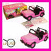 Original Barbie Doll + Auto & Jeep Combo by Lelab - Miniplay Brand 16