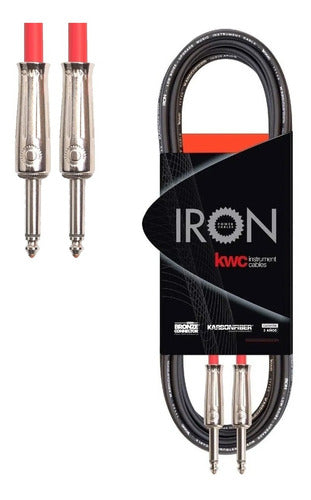 KWC Instrument Cable IRON 201 - 3 Meters Plug/Plug 0