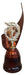 Trofeo Metálico Envolvente Alegoría Base Madera Rugby 28cm 0