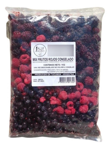 Mix Frutos Rojos Iqf Frambuesas Moras Y Arandanos 1kg 0