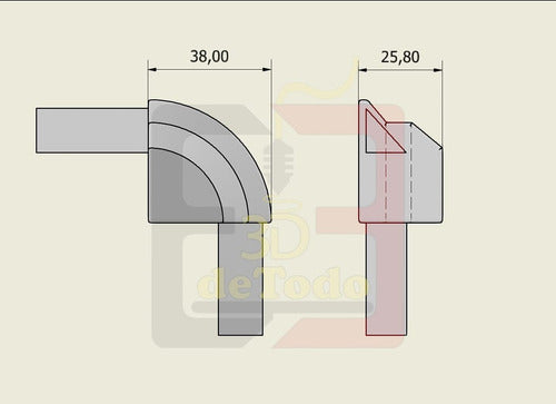 Esquinero Lona Para Mitsubishi L200 X2 Unidades 4