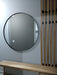 GAMBARU DECO Circular Mirror with Iron Frame 90 cm 2