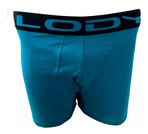 Lody Pack of 6 Boxer Shorts Art 742 in Assorted Solid Colors 0