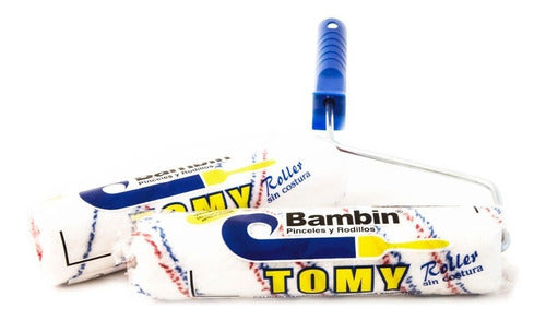 Combo De 3 Rodillos Tomy Antigoteo Bambin Sin Costura 17 Cm 0