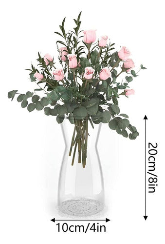 Darenyi Transparent Glass Vase, Flower Pot 1