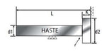 Pino Extrator Tipo A Para Moldes Ø14mmx200mm- Din 1530a 2