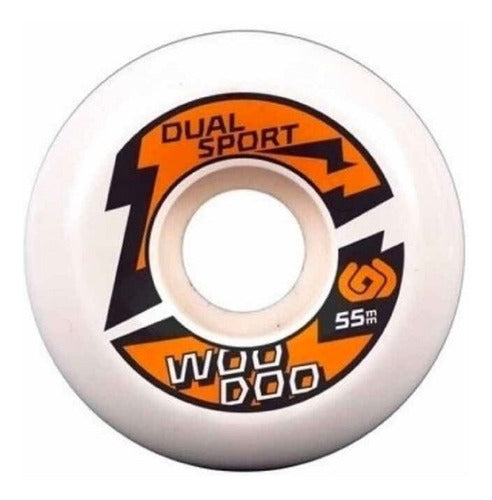 Woodoo Dual Sport 55mm Skate Wheels 0