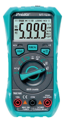 Pro'sKit Digital Multimeter Tester - NCV/Autoranging/RMS 0