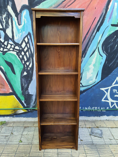 Montetrani Solid Wood Bookshelf 50cm 2