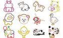 78 Embroidery Machine Animal Applique Designs + Gift 3