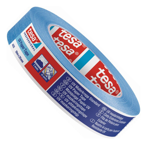 Tesa Masking Paper Tape 50m X 25mm 0