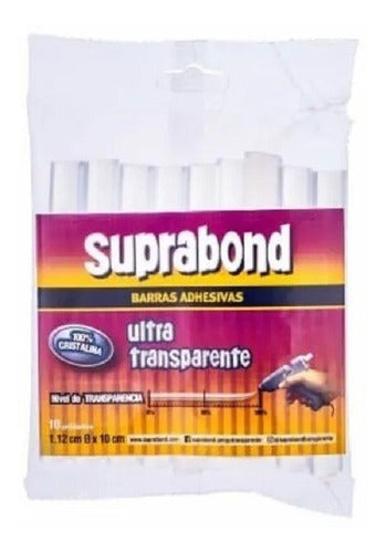 Suprabond Ultratransparent Thick Hot Glue Sticks 127g 0