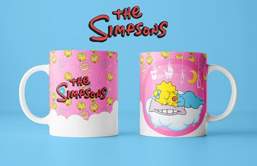 Kit Diseños Plantillas Tazas Los Simpsons Sublimación M9 6