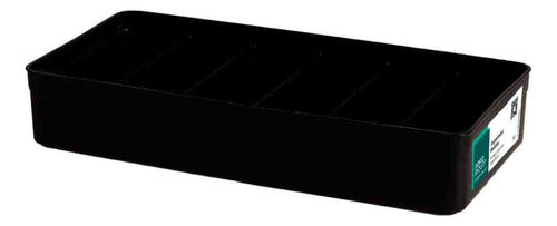 Decomarket Black Drawer Organizer with Dividers 0