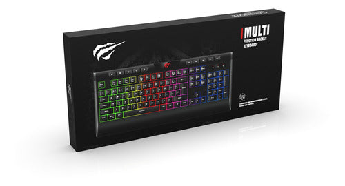 Teclado Havit Gamer Retroiluminado C/cable Usb 4