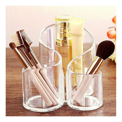 Hardigab Acrylic Makeup Brush Rotating Organizer 2