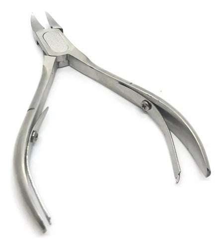 Professional Curved Nail Cutter Pliers Stainless Steel Manicure 0