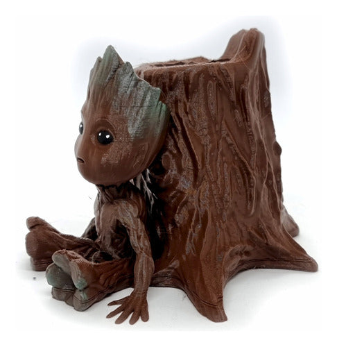 Art Atags Baby Groot Marvel Pot Pen Holder 1