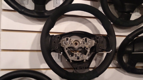 Genuine Alcantara Leather Steering Wheel Cover with Ltcuero Script 4