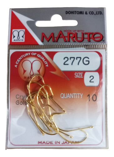 Maruto Anzuelo 277 G N°2 Paquete X10 Unidades Pejerrey Japon 0