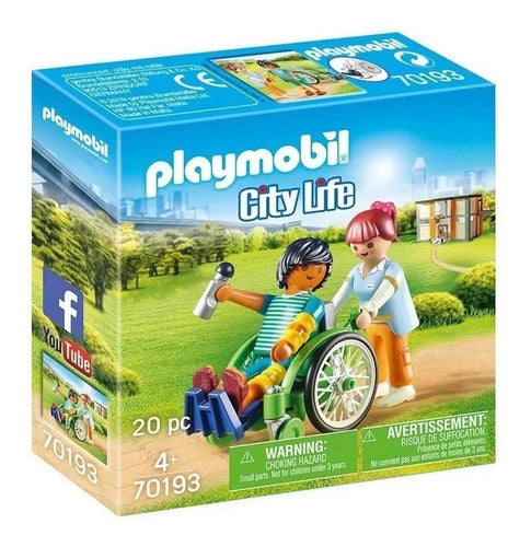 Playmobil City Life Patient Wheelchair Sharif Express 0